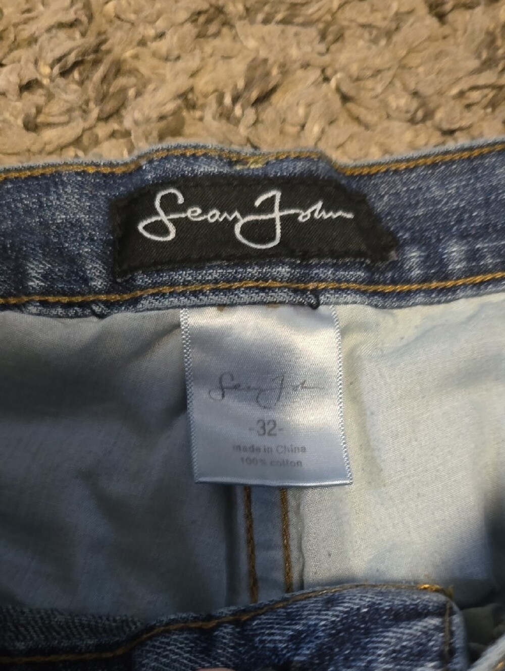 Sean John Light Blue Straight Jeans - Picture 2 of 7